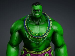 3D Hulk Ultimate Character Model – Ancient Warrior Style, FBX/iAvatar, Rigged