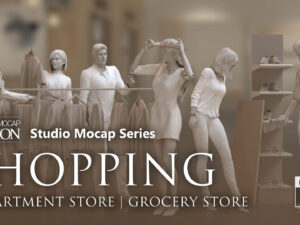 Shopping Motion Pack – Realistic Store & Customer Animations for iClone