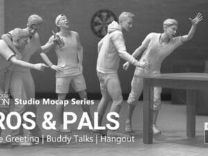 Bros & Pals Motion Pack – Social & Hangout Character Animations for iClone
