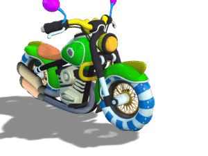 Cartoon Motorcycle 3D Model – Colorful Bike Prop (FBX + iProp)