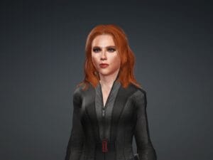 Black Widow 3D Character (FBX + iAvatar)