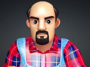 3D Francis Character Model – Full Rigged with Facial Rig | iClone, Blender