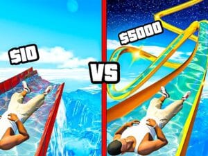 Water Slides in GTA 5 $10 vs $5000