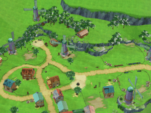 Farm Village Map 3D – Cartoon Stylized Environment (FBX + iProp)
