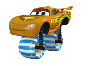 Monster Car McQueen 95 – Cartoon Style 3D Monster Truck Prop