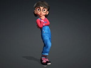 3D Tani Character – Full-Body Rig + Facial Rig | Scary Teacher 3D | iClone, Blender, Maya, 3ds Max