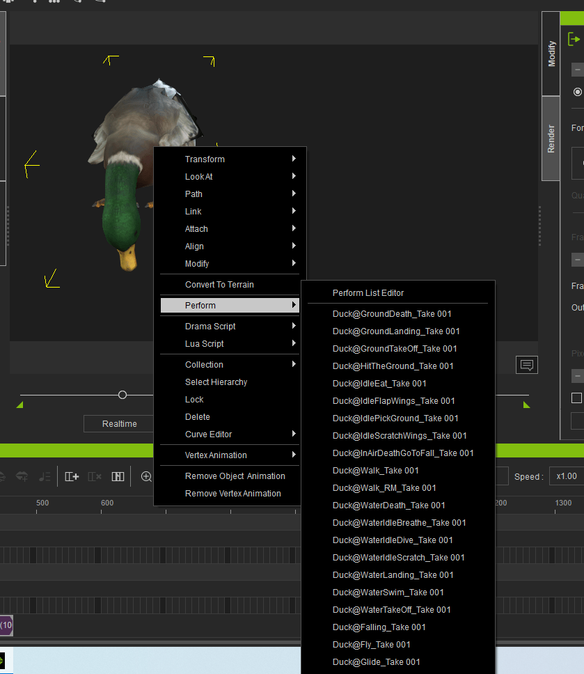Duck 3D iProp – Realistic Animated Duck with Full Motion Pack for iClone - Image 6