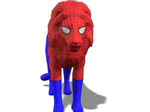 Lion 3D iProp – Spider-Themed Animated Lion with 20+ Motion Pack for iClone