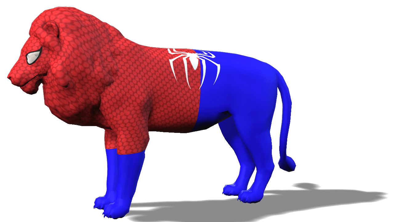 Lion 3D iProp – Spider-Themed Animated Lion with 20+ Motion Pack for iClone - Image 6