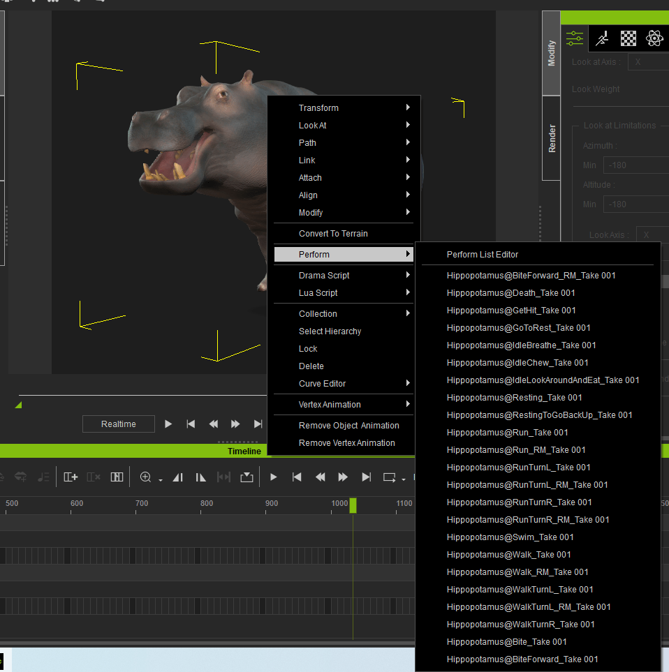 Hippopotamus 3D iProp – Spider-Themed Animated Hippo with 20+ Motion Pack for iClone - Image 9