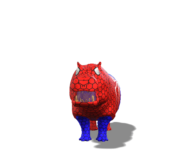 Hippopotamus 3D iProp – Spider-Themed Animated Hippo with 20+ Motion Pack for iClone - Image 4