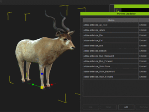 Addax Antelope 3D iProp – Realistic Wildlife Animal with Full Motion Pack for iClone